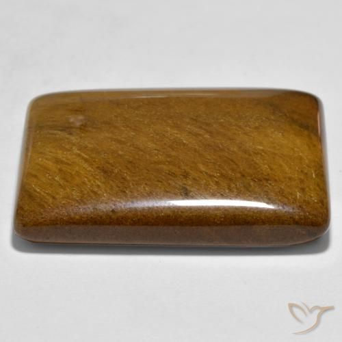 Tiger's Eye Gemstone in 28.6 x 22.4 mm Size for Sale, Tiger's Eye Stone in Reddish Brown Color