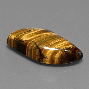 18.41 ct Brown Tiger's Eye Stone, Natural Tiger's Eye in Fancy Cabochon Shape for Sale