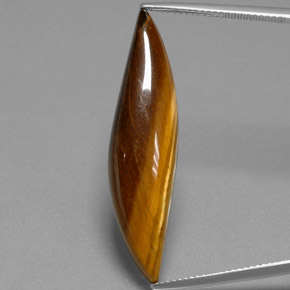 20.07 ct Brown Tiger's Eye Gemstone, Tiger's Eye Gem in Fancy Cabochon Shape for Sale.