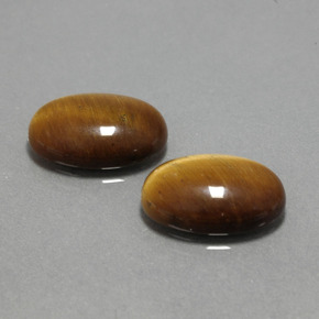 8.88 ct Brown Tiger's Eye Stone, Natural Tiger's Eye in Oval Cabochon Shape for Sale