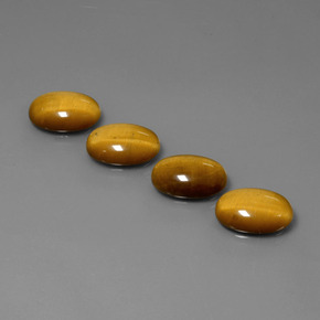 4.5ct Oval Cabochon Gold Brown Tiger's Eye for sale thumb image of 4.5ct Oval Cabochon Gold Brown Tiger's Eye (ID: 390740)