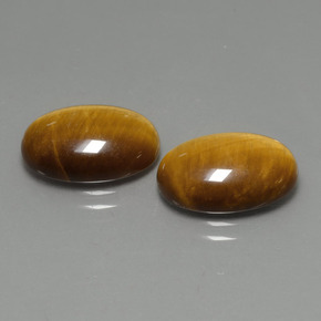 9.10 ct Brown Tiger's Eye Stone, Natural Tiger's Eye in Oval Cabochon Shape for Sale