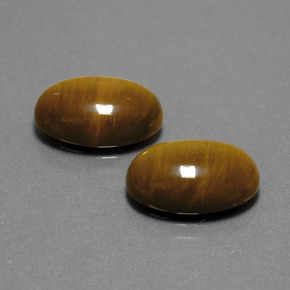 9.10 ct Brown Tiger's Eye Stone, Natural Tiger's Eye in Oval Cabochon Shape for Sale