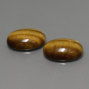 9.00 ct Brown Tiger's Eye Stone, Natural Tiger's Eye in Oval Cabochon Shape for Sale