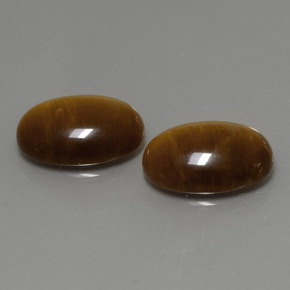 9.08 ct Brown Tiger's Eye Stone, Natural Tiger's Eye in Oval Cabochon Shape for Sale
