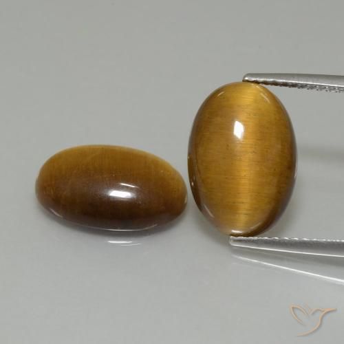 9.16 ct Oval Tiger's Eye, 14 x 10 mm From Thailand, Photo A