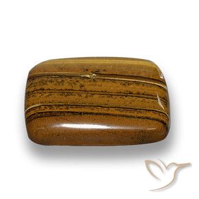 41.49 ct Brown Tiger's Eye Stone, Natural Tiger's Eye in Cushion Cabochon Shape for Sale