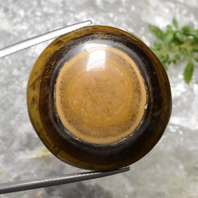 70.1ct Round Cabochon Gold Brown Tiger's Eye Gem for sale 70.1ct Round Cabochon Gold Brown Tiger's Eye Gem (ID: 471277)
