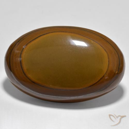 93.95ct Natural Medium Brown Tiger's Eye, Oval, Opaque