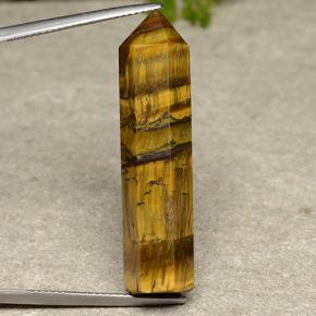 Yellowish Brown Tiger's Eye Gem - 24.3ct Pencil (ID: 486409)