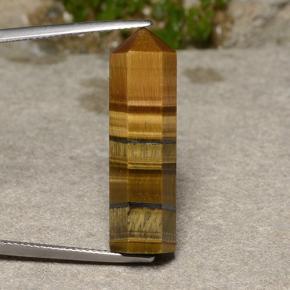 18.2ct Pencil Gold Brown Tiger's Eye Gem for sale 18.2ct Pencil Gold Brown Tiger's Eye Gem (ID: 486441)