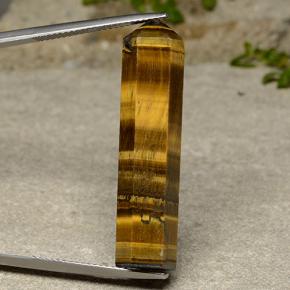Warm Brown Tiger's Eye Gem - 23.2ct Pencil (ID: 486490)