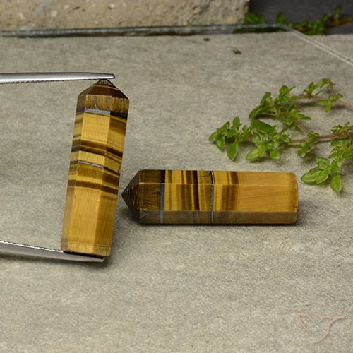 42.97ctw Natural Golden Brown Tiger's Eye, Fancy, Opaque