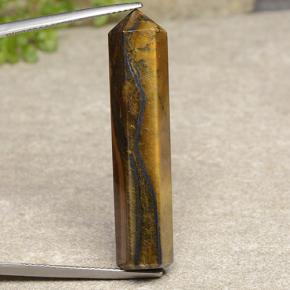 26.5ct Pencil Gold Brown Tiger's Eye Gem for sale 26.5ct Pencil Gold Brown Tiger's Eye Gem (ID: 486543)