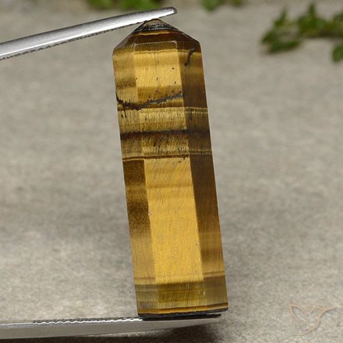 25.09ct Natural Light Brown Tiger's Eye, Fancy, Opaque