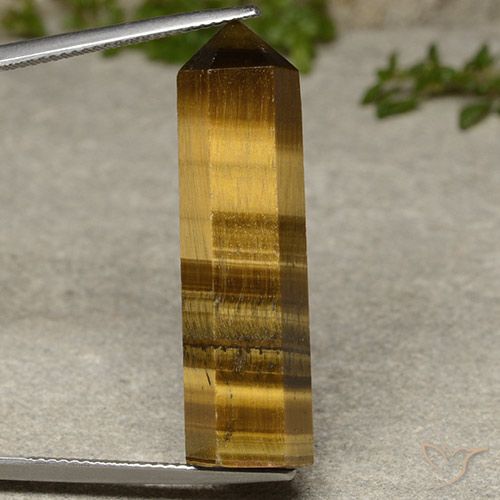 23.42ct Natural Golden Brown Tiger's Eye, Fancy, Opaque