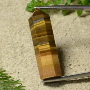 17.5ct Pencil Gold Brown Tiger's Eye for sale thumb image of 17.5ct Pencil Gold Brown Tiger's Eye (ID: 486598)