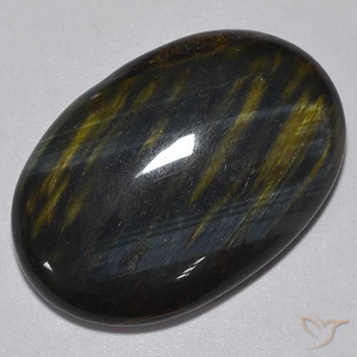 16.76ct Natural Gold Brown Tiger's Eye, Oval, Opaque
