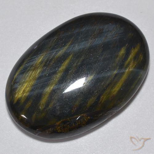 Tiger's Eye Gemstone in 23.6 x 16.2 mm Size for Sale, Tiger's Eye Stone in Gold Brown Color