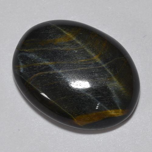 Multicolor Tiger's Eye Gem - 11.8ct Oval Cabochon (ID: 513683)