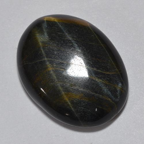Tiger's Eye Gemstone in 18.2 x 13.9 mm Size for Sale, Tiger's Eye Stone in Multicolor Color
