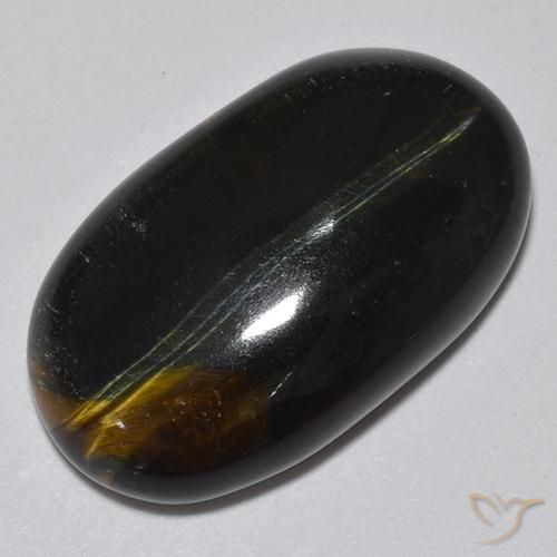 14.57ct Natural Gold Brown Tiger's Eye, Oval, Opaque