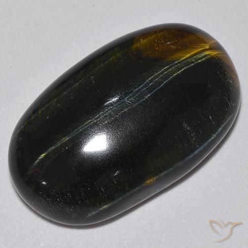 Tiger's Eye Gemstone in 21.1 x 12.7 mm Size for Sale, Tiger's Eye Stone in Gold Brown Color