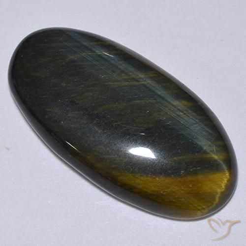 17.62 ct Brown Tiger's Eye Stone, Natural Tiger's Eye in Oval Cabochon Shape for Sale