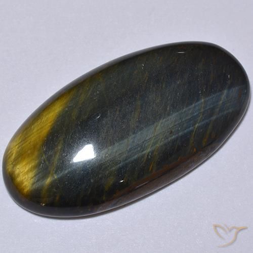 Tiger's Eye Gemstone in 28.5 x 14.7 mm Size for Sale, Tiger's Eye Stone in Gold Brown Color