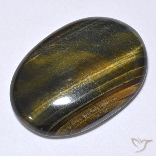 19.75ct Natural Gold Brown Tiger's Eye, Oval, Opaque