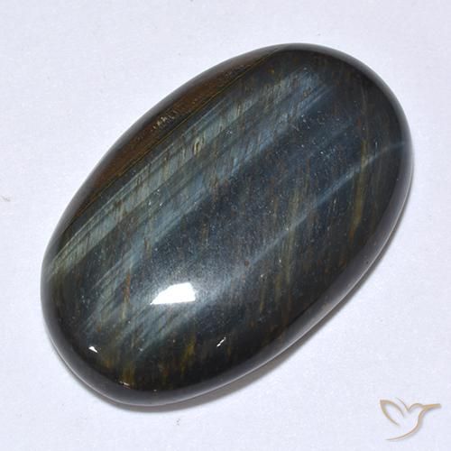 22.08 ct Brown Tiger's Eye Stone, Natural Tiger's Eye in Oval Cabochon Shape for Sale