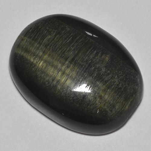 Tiger's Eye Gemstone in 25.3 x 19 mm Size for Sale, Tiger's Eye Stone in Multicolor Color