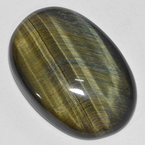 Multicolor Tiger's Eye Gem - 30.9ct Oval Cabochon (ID: 514055)