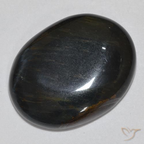 Tiger's Eye Gemstone in 20 x 15 mm (calibrated) Size for Sale, Tiger's Eye Stone in Gold Brown Color