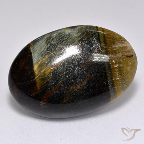 20.43ct Natural Gold Brown Tiger's Eye, Oval, Opaque