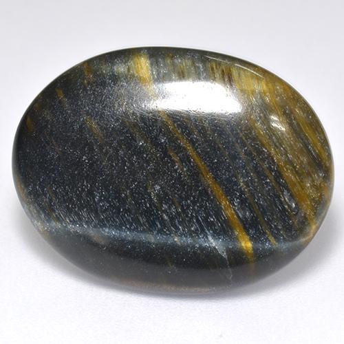 Multicolor Tiger's Eye Gem - 13.1ct Oval Cabochon (ID: 516595)