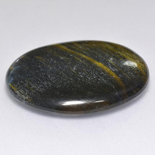 Tiger's Eye Gemstone in 21.9 x 16.7 mm Size for Sale, Tiger's Eye Stone in Multicolor Color