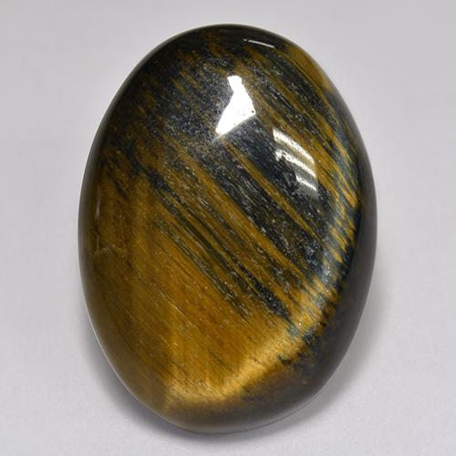 Multicolor Tiger\'s Eye 19.1ct Oval from Thailand Gemstone