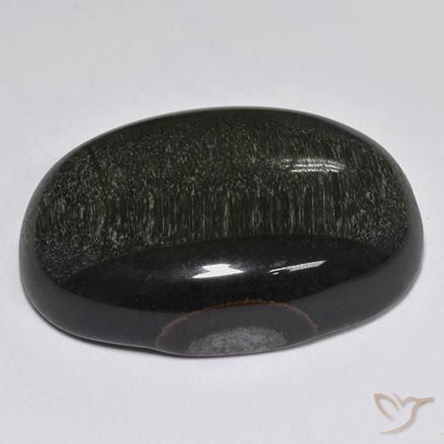 Tiger's Eye Gemstone in 26.7 x 19.1 mm Size for Sale, Tiger's Eye Stone in Gold Brown Color