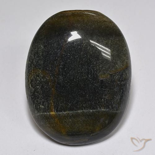 32.04ct Natural Gold Brown Tiger's Eye, Oval, Opaque