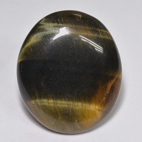 Multicolor Tiger's Eye Gem - 14.4ct Oval Cabochon (ID: 517253)