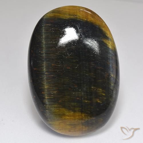 42.35ct Natural Gold Brown Tiger's Eye, Oval, Opaque