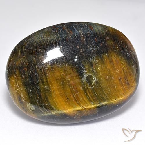 47.47ct Natural Gold Brown Tiger's Eye, Oval, Opaque