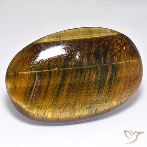 Multicolor Tiger's Eye Gem - 50.7ct Oval Cabochon (ID: 518946)