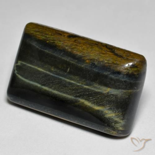 29.01 ct Brown Tiger's Eye Stone, Natural Tiger's Eye in Baguette Cabochon Shape for Sale