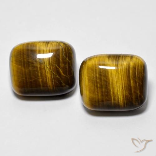 18.15 ct Cushion Tiger's Eye, 14 x 11.8 mm From Thailand, Photo A