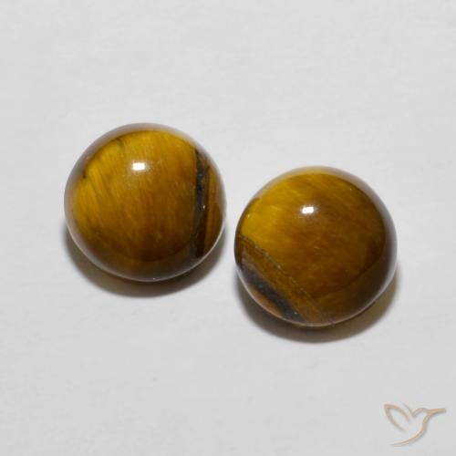 3.99 ct Round Tiger's Eye, 8.1 mm From Thailand, Photo A