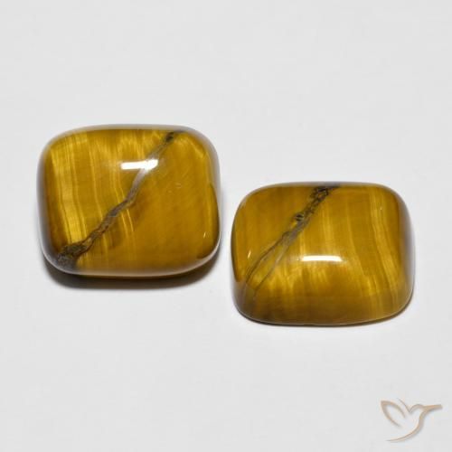 17.91 ct Cushion Tiger's Eye, 14 x 11.9 mm From Thailand, Photo A