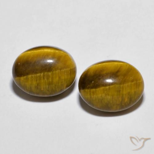6.06ctw Natural Warm Brown Tiger's Eye, Oval, Opaque