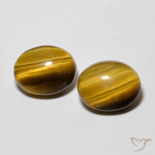 6.01 ct Oval Tiger's Eye, 10.2 x 8.1 mm From Thailand, Photo A